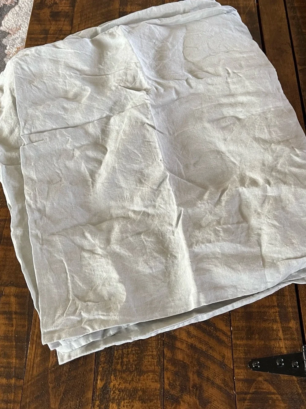 Quince European Linen Sham Set, King (Mist)